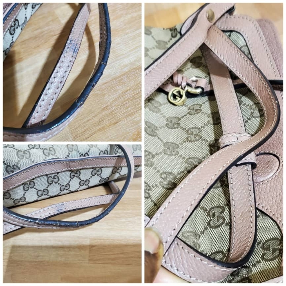 Authentic GUCCI Monogram Medium Bree Shoulder Bag - Picture 5 of 12